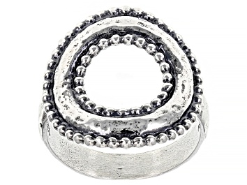 Picture of Sterling Silver Beaded Circle Ring