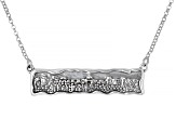 Sterling Silver Jerusalem Bar Necklace