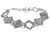 Sterling Silver Star of David Bracelet