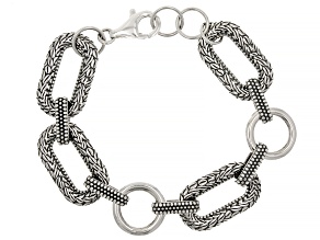 Sterling Silver Oval Link Bracelet