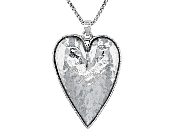 Picture of Sterling Silver Heart Pendant With Chain