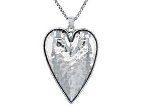 Sterling Silver Heart Pendant With Chain