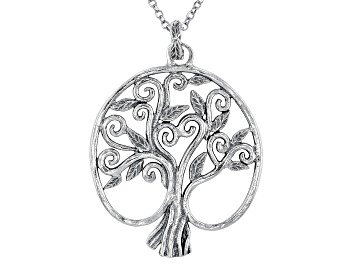 Picture of Sterling Silver Tree of Life Pendant With Chain