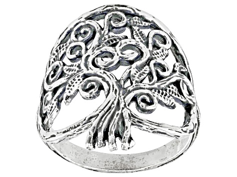 Sterling Silver Tree of Life Ring