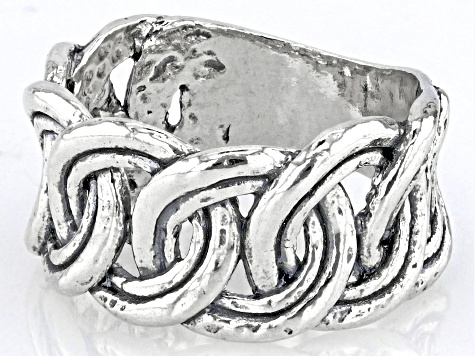 Sterling Silver Chain Link Ring