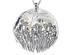 Sterling Silver Filigree & Hammered Statement Earrings