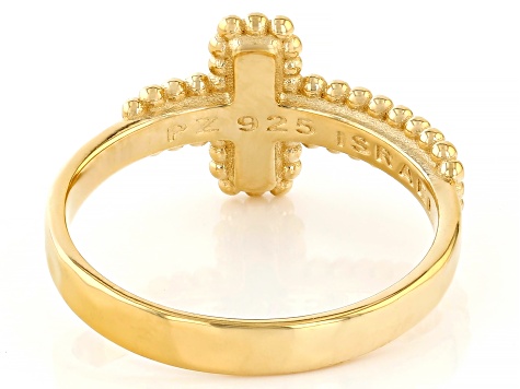 パーツ Columbus K18 Gold x Sterling Silver Ring Primrose Women's Cubic Zirconia Ring 18 KT Rose Gold