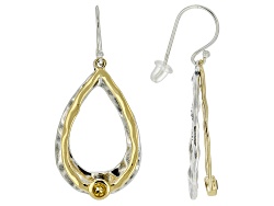 Sterling Silver With 18K Yellow Gold Accent Infinity Necklace