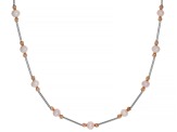 Cultured Freshwater Pearl Sterling Silver & 14K Rose Gold Over Sterling Silver Two-Tone Necklace