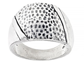 Sterling Silver Textured Ring