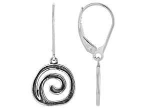 Sterling Silver Spiral Design Earrings