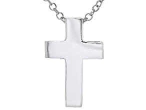 Sterling Silver Cross Pendant With Chain