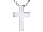 Sterling Silver Cross Pendant With Chain
