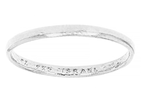 Sterling Silver, 14K Gold Over Silver, Rose Gold Over Silver 8 Piece Stacked Textured Rings