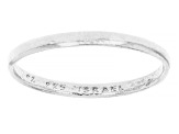Sterling Silver, 14K Gold Over Silver, Rose Gold Over Silver 8 Piece Stacked Textured Rings