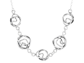 Sterling Silver Organic Design Necklace