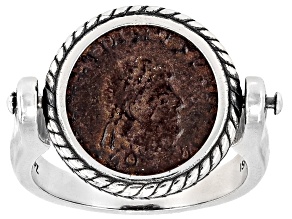 Constantine Coin Sterling Silver Replica Reversible Ring