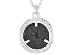 Constantine Coin Sterling Silver Pendant With 18" Chain