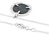 Constantine Coin Sterling Silver Pendant With 18" Chain