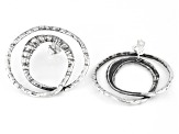 Sterling Silver Open Spiral Earrings
