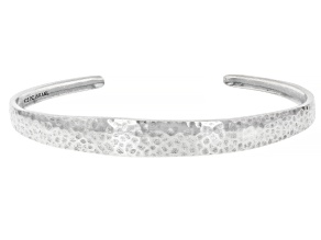 Sterling Silver Hammered Cuff Bracelet