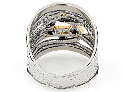 Sterling Silver & 14K Gold Over Sterling Silver "Star of David" Ring
