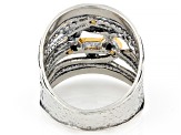 Sterling Silver & 14K Gold Over Sterling Silver "Star of David" Ring