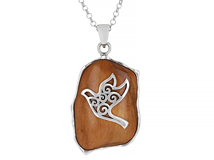 Artisan Collection of Israelâ„¢ Sterling Silver Dove of Peace Pendant With Chain