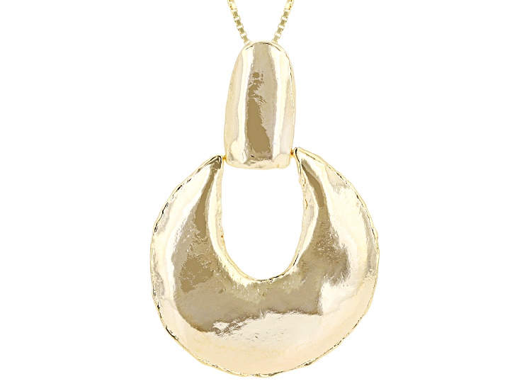 Artisan Collection of Israelâ„¢ 14K Yellow Gold Plated Pendant With Chain
