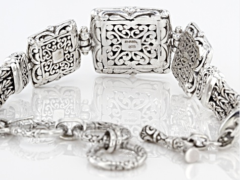 Magical filigree jewelry SET made of silver: bracelet Fries jewelry pendant and clip earrings brooch Handmade VINTAGE Weddings Jewellery Jewellery Sets silver jewelry 