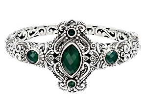 Onyx Bracelets Black More Jtv Green Onyx Silver Bracelet