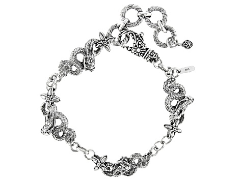 Sterling Silver Dragon Bracelet - SRA2644 | JTV.com