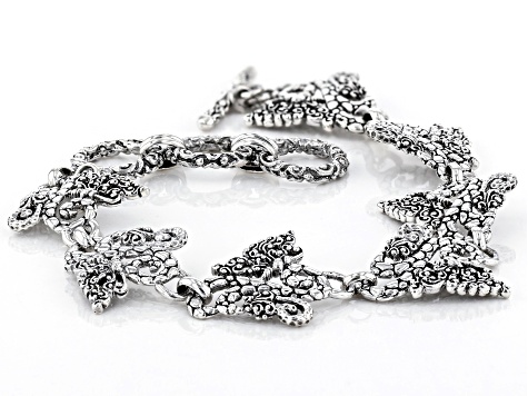 Sterling Silver Butterfly Bracelet - SRA2759 | JTV.com