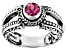 Pink Tourmaline Sterling Silver Ring 0.21ct
