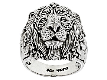 Picture of Silver "Be Courageous" Lion Ring