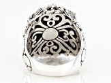 Silver "Be Courageous" Lion Ring
