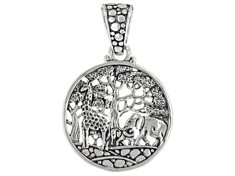 Timeless Sterling Silver Family Tree Pendant