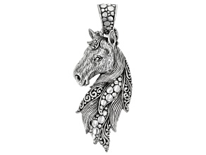 Sterling Silver "Tender Life" Horse Pendant