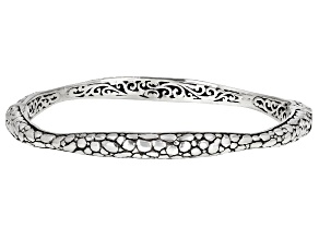 Sterling Silver Watermark Bangle Bracelet