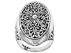 Sterling Silver "Limitless Strength" Statement Ring