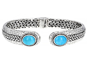 Sleeping Beauty Turquoise Silver Cuff Bracelet