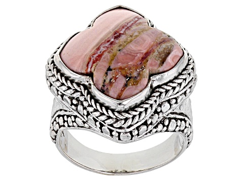 Pink Opal Sterling Silver Ring - SRA4396 | JTV.com