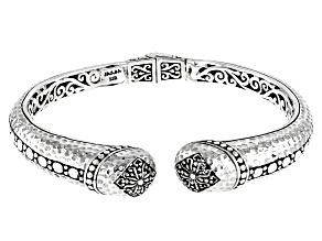 Sterling Silver "Lasting Changes" Cuff Bracelet