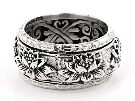 Sterling Silver "New Creation" Spinner Band Ring