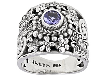 Picture of Tanzanite Sterling Silver Ring .38ct