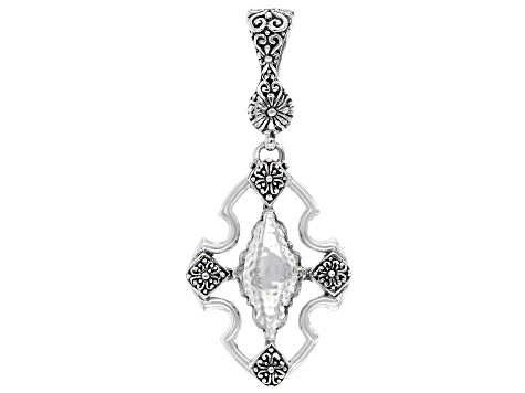 Silver "Slow To Anger, Quick To Forgive" Enhancer Pendant
