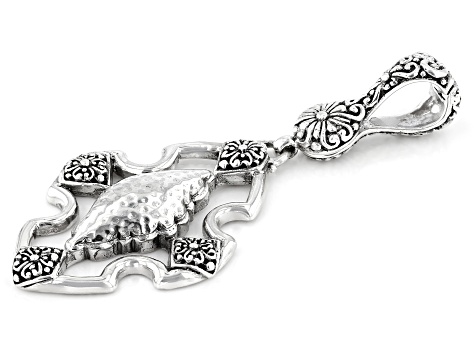 Silver "Slow To Anger, Quick To Forgive" Enhancer Pendant