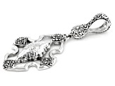 Silver "Slow To Anger, Quick To Forgive" Enhancer Pendant