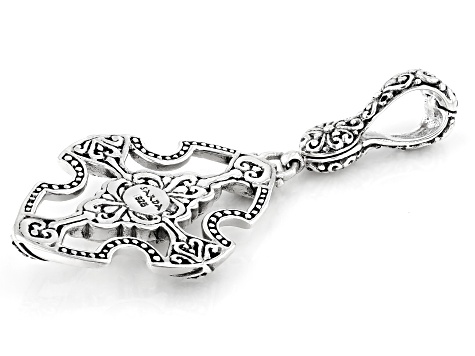 Silver "Slow To Anger, Quick To Forgive" Enhancer Pendant