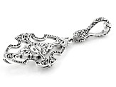 Silver "Slow To Anger, Quick To Forgive" Enhancer Pendant